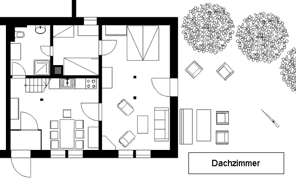 Grundriss Backstubenhaus